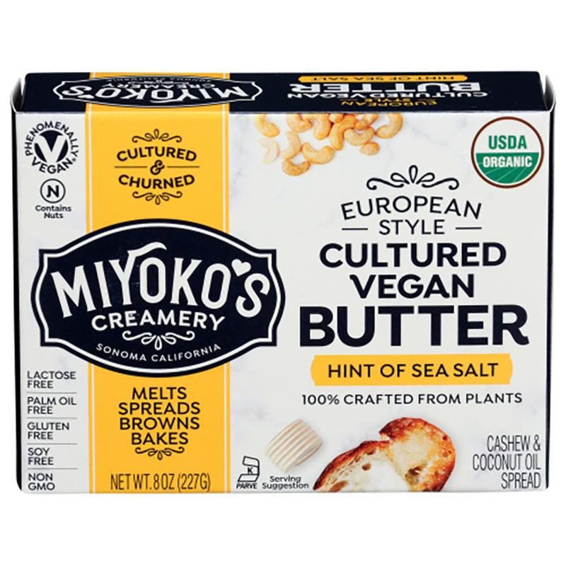 Miyoko's Creamery – kultivierte vegane Meersalzbutter, 8oz