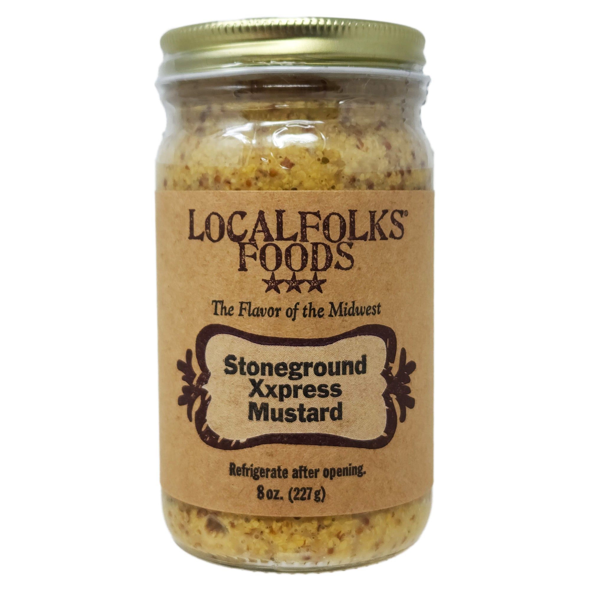 LocalFolks Foods Stoneground Xxpress Senf 8oz