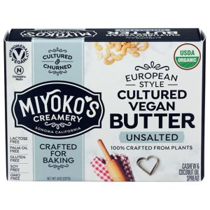 Miyoko’s Creamery – Cultured vegane ungesalzene Butter, – 8oz