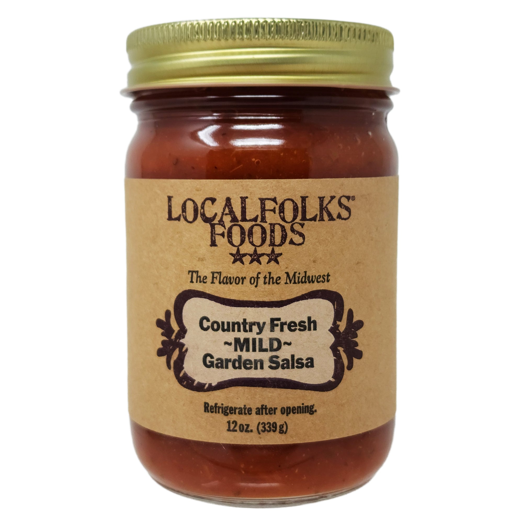 LocalFolks Foods Mild Garden Salsa 12oz