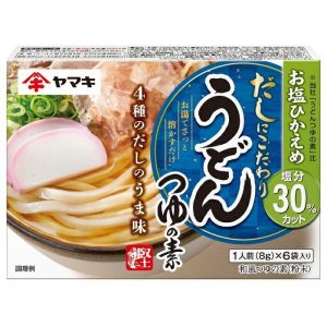 Yamaki Natriumarm Udon Shiro Dashi Vorrat 6 Beutel