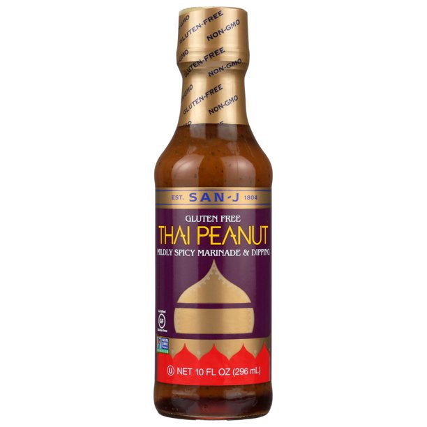 San-J Glutenfreie Thai Erdnusssauce