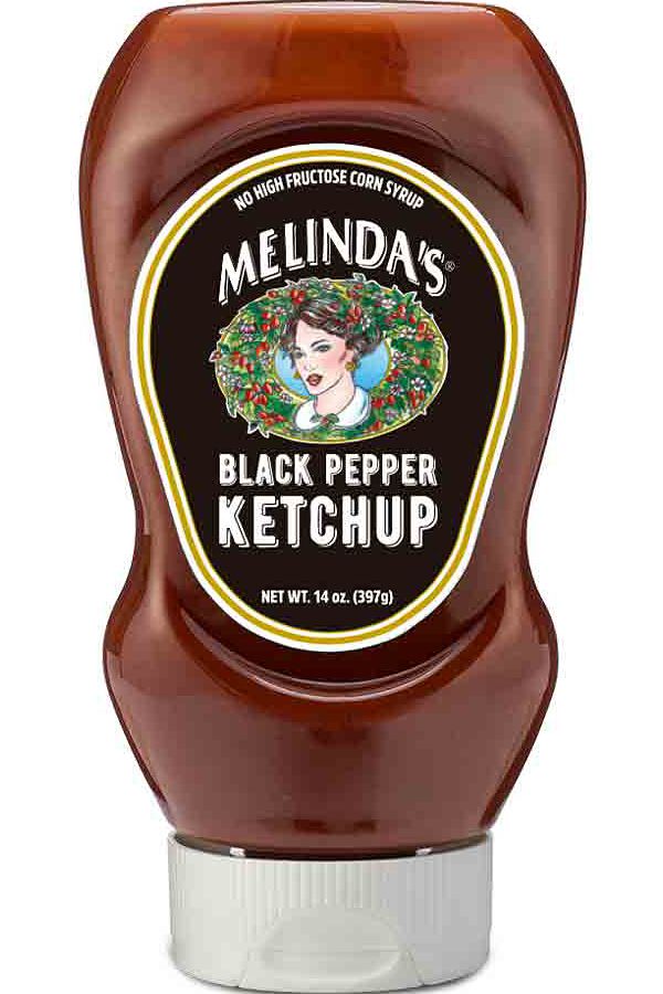 Melindas schwarzer Pfeffer Ketchup, 12oz