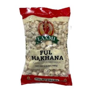 Laxmi ful makhana phool makhane, Fuchsnuss, Mohnlotussamen, – 100g
