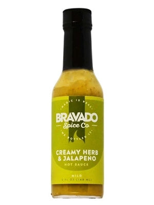Chilisauce Bravado cremige Kräuter & Jalapeño 5 oz Hitze 6