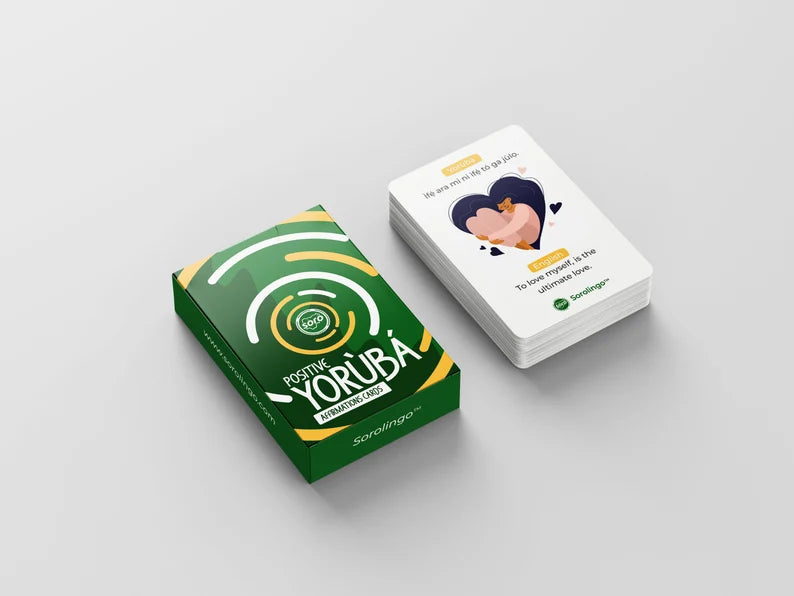 Soro Positive Yoruba Affirmations Card – Erhebende tägliche Motivation