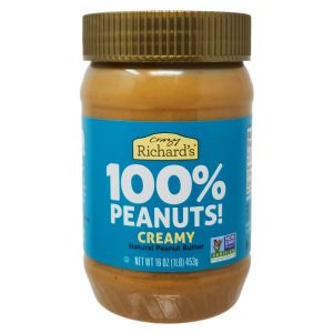 Crazy Richard's 100% Erdnüsse Cremige Erdnussbutter – 16oz