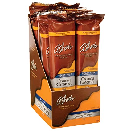Asher's Zuckerfreier Karamell Schokoriegel