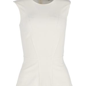 Ärmelloses Top von Stella McCartney aus weißer Baumwolle