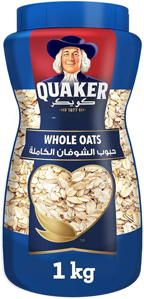 Hafer Glas Quaker Ganze 1kg ganze Hafer bietet eine nahrhafte Zutat