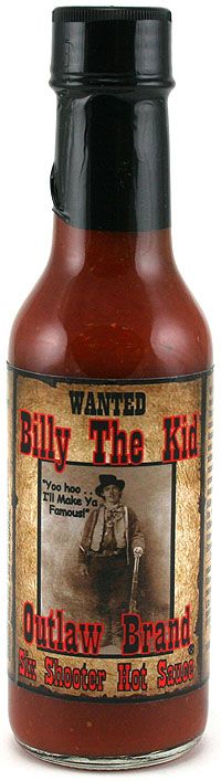 Billy das Kind sechs Shooter Chilisauce, 5oz