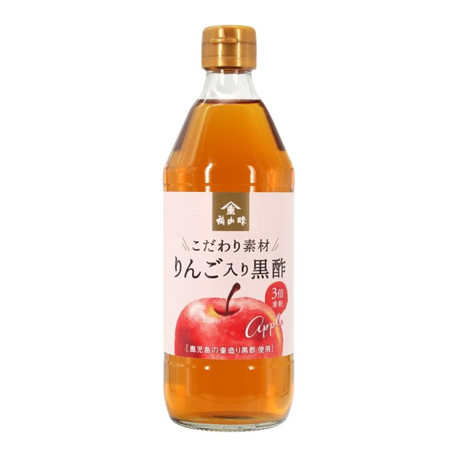 Fukuyamasu Aged Schwarzer Essig mit japanischem Apfelsaft 500ml