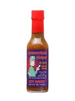 Chilisauce Hämorrhoiden Helfer brennt beide Wege 5 oz Hitze 7