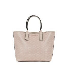 Michael Kors Jodie Small Pulver Altrosa Jacquard-Tasche aus recyceltem Polyester für Damen
