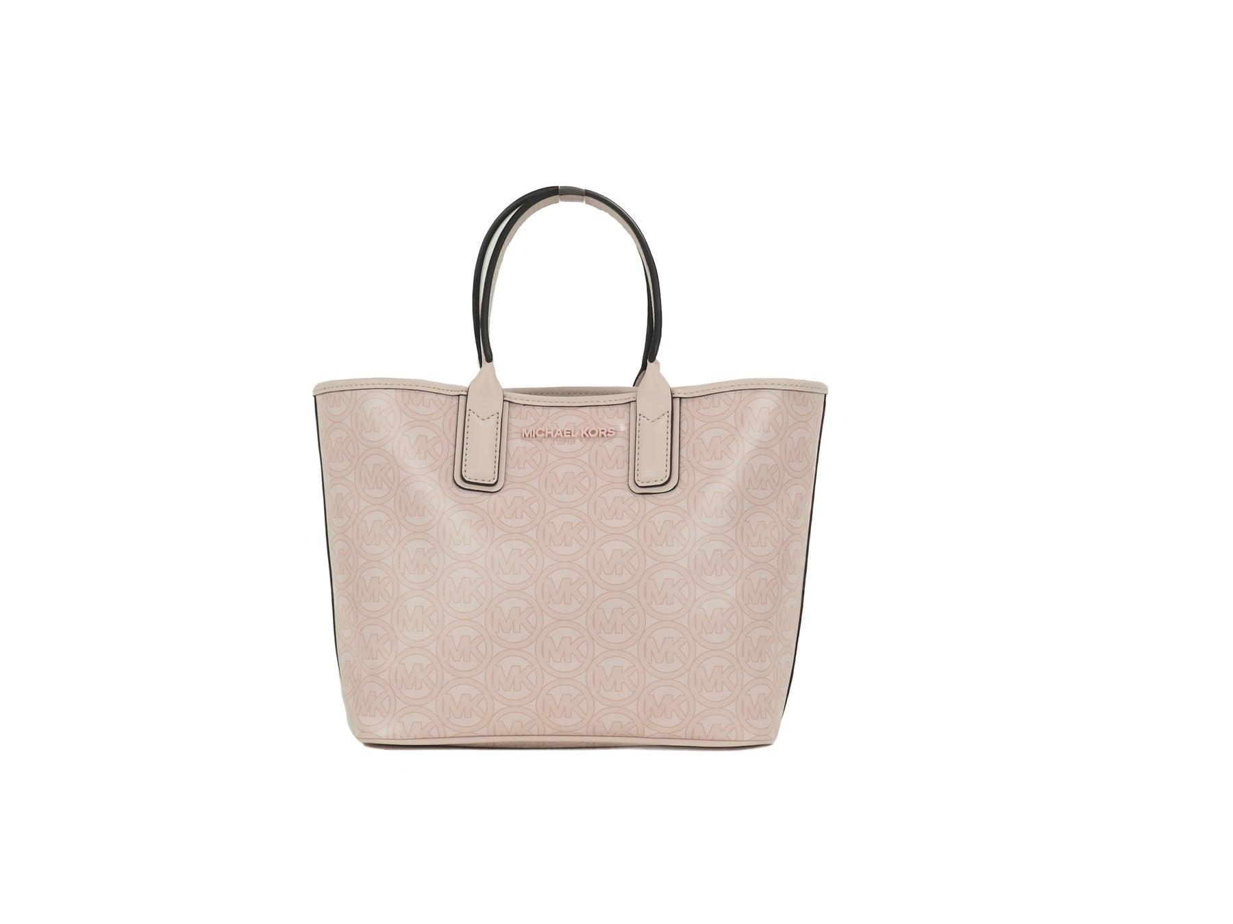 Michael Kors Jodie kleine Pulver Altrosa Jacquard recycelt Polyester Tragetasche Damen Handtasche