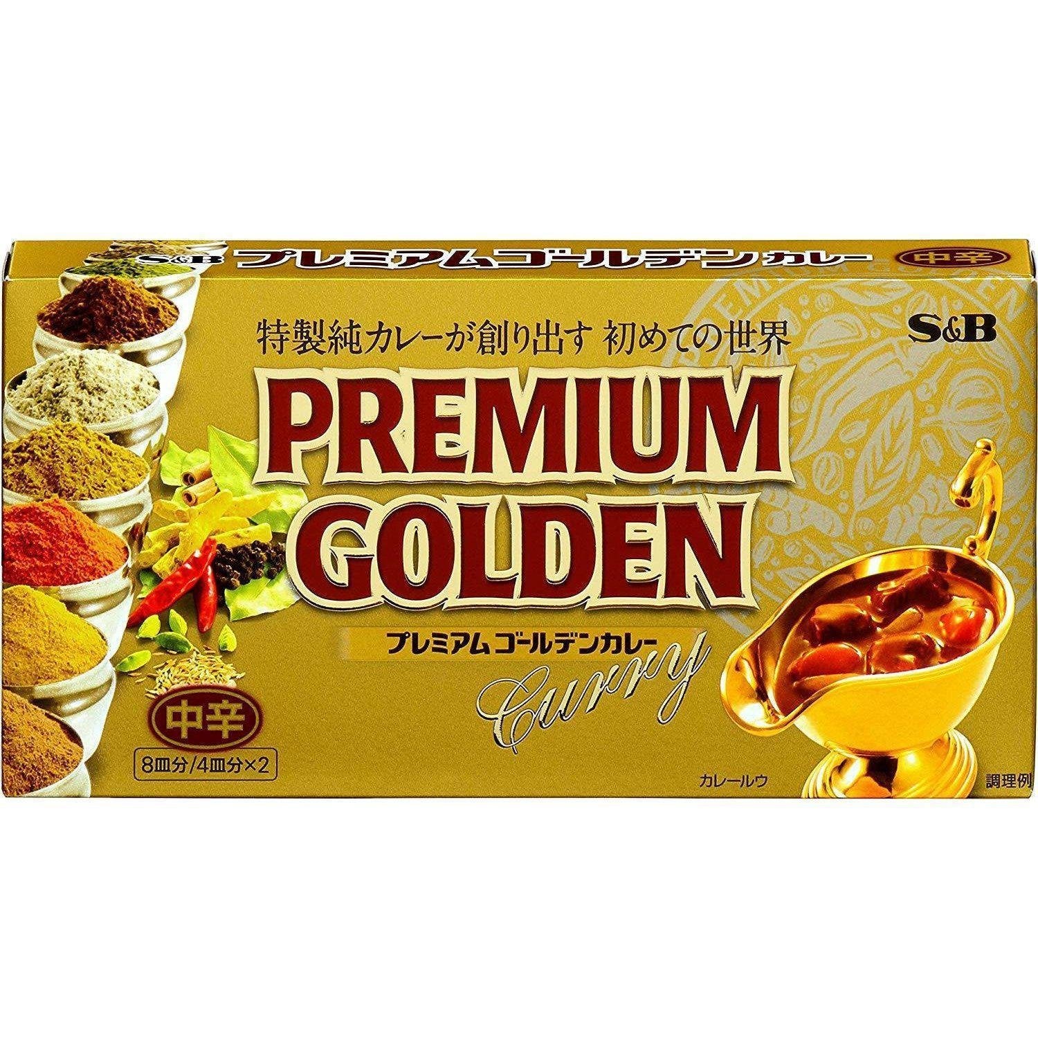 S&B Premium Goldene japanische Curry Roux Blöcke 160g