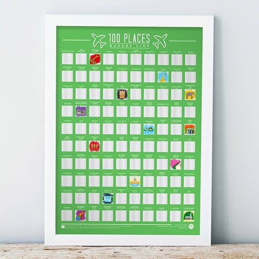 Geschenk Republik – Bucket List Poster – 100 Plätze