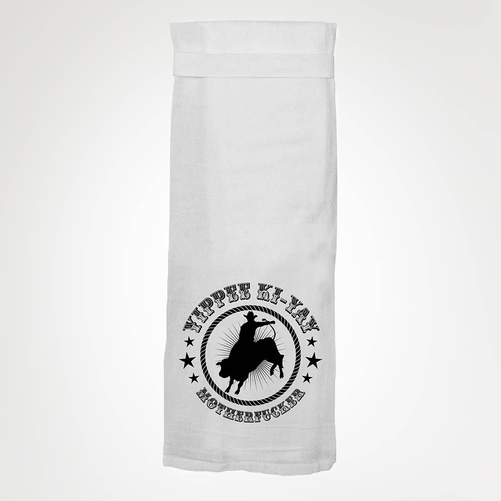 Verdrehte Ware – Yippee Ki-Yay Motherfuckers KITCHEN TOWEL