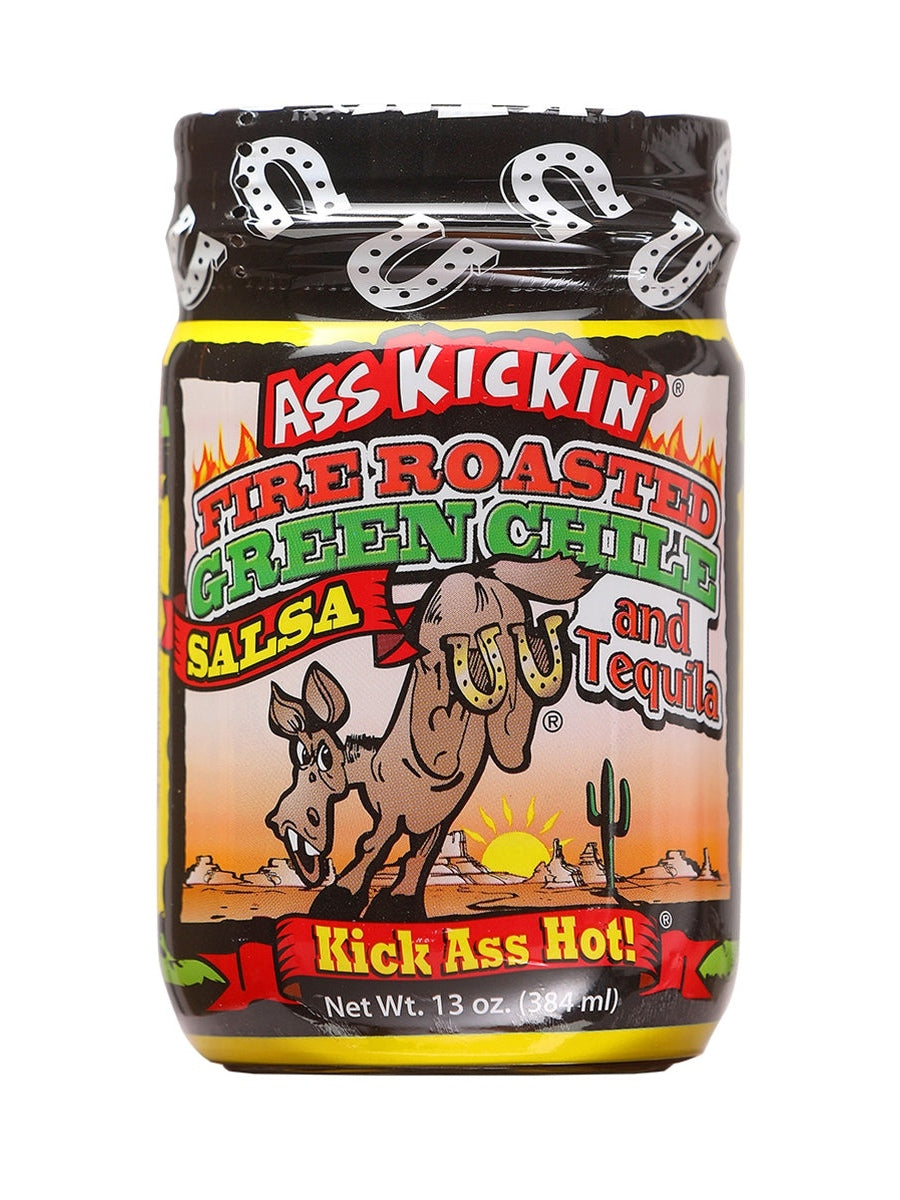 Salsa Ass Kickin Geröstet Grün Chile und Tequila 13