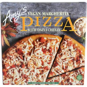 Savor Amy’s Margherita Pizza with Daiya Käse