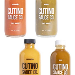 Cutino scharfe Sauce komplette Geschenk-Set, 4/ . – 4oz