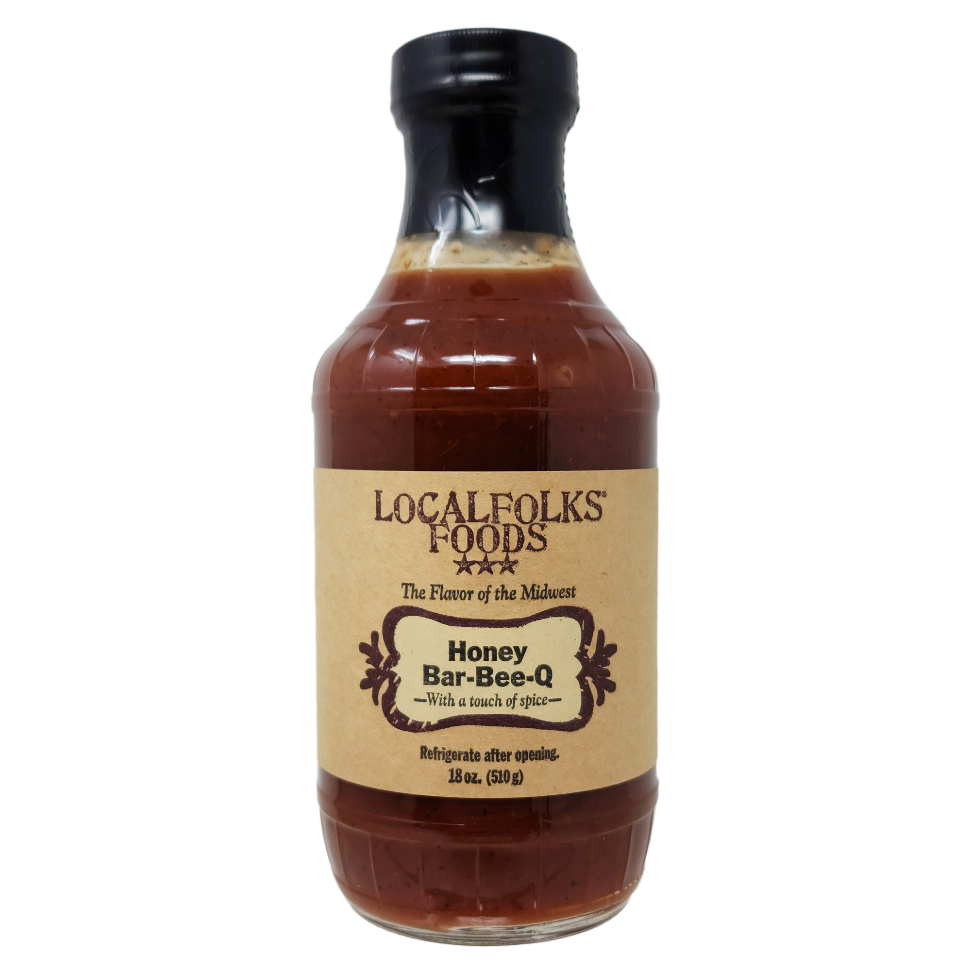 LocalFolks Lebensmittel Honig Bar-Bee-Q Sauce 18oz