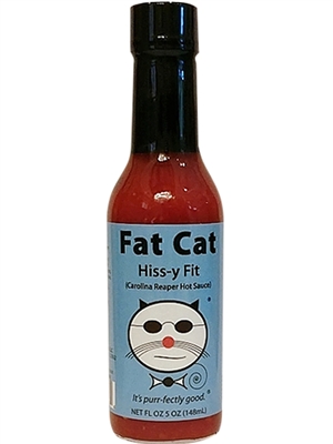 Fat Cat Hiss-y Fit Carolina Reaper Chilisauce, 5oz