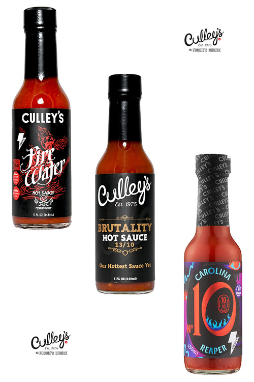 Culley's heißeste heiße Saucen Geschenk-Set, 3/5oz