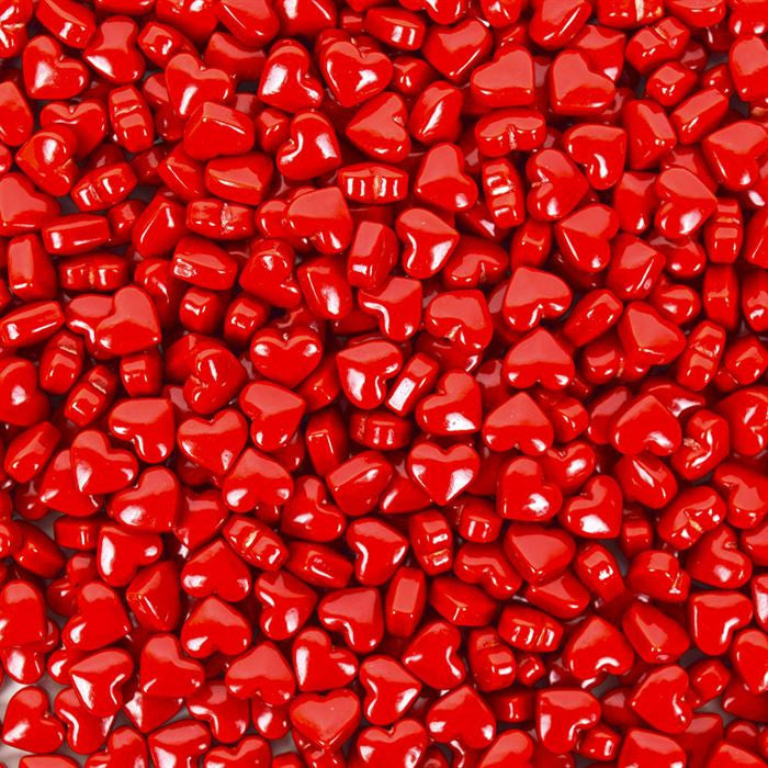 Rot Süßigkeiten Hearts Zimt