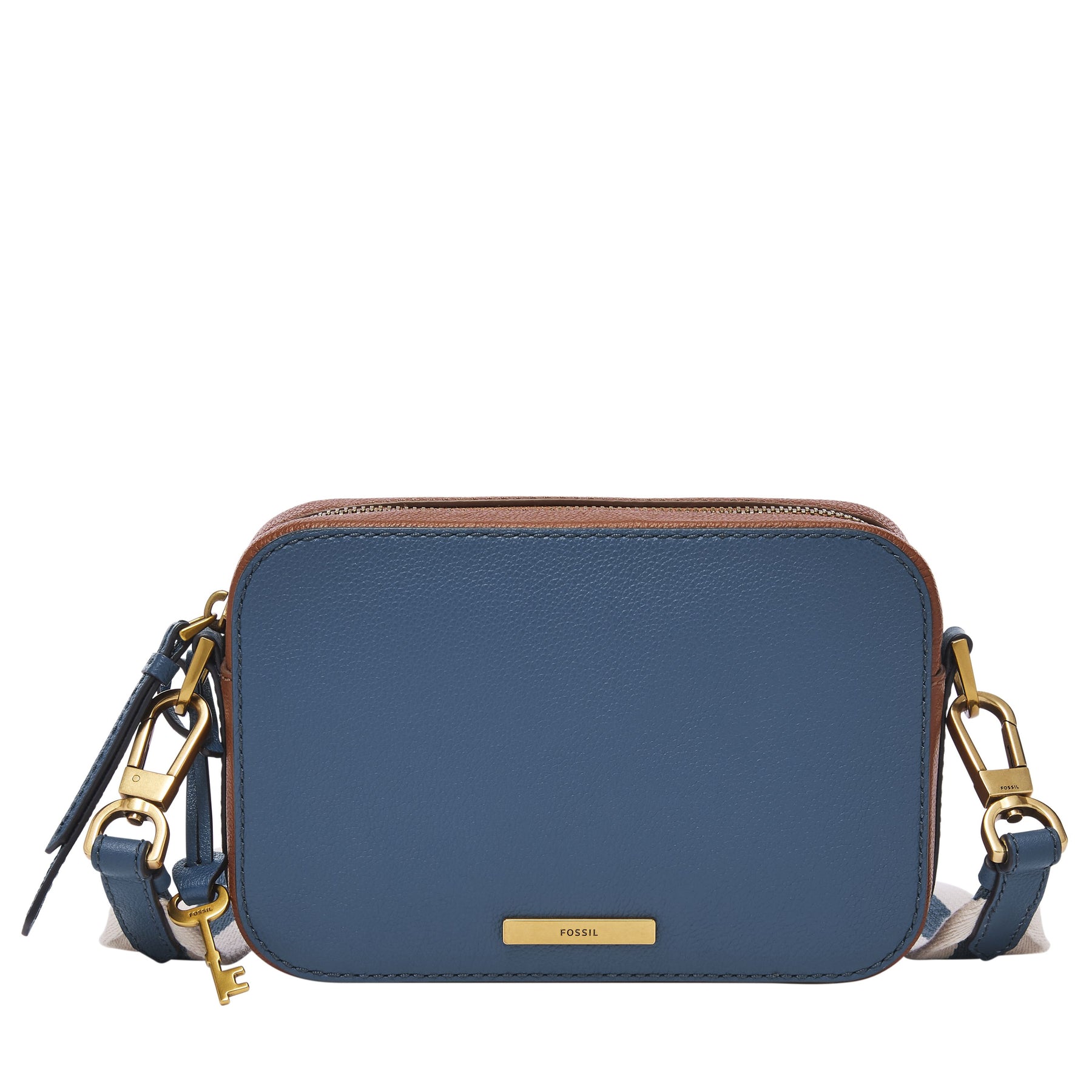 Fossil Damen Bryce Leder kleine Crossbody