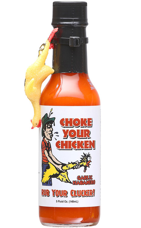 Choke Ihr Huhn Knoblauch Habanero Chilisauce, 5oz