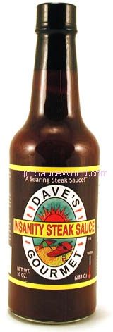 Dave's Insanity Steak Sauce, 10oz