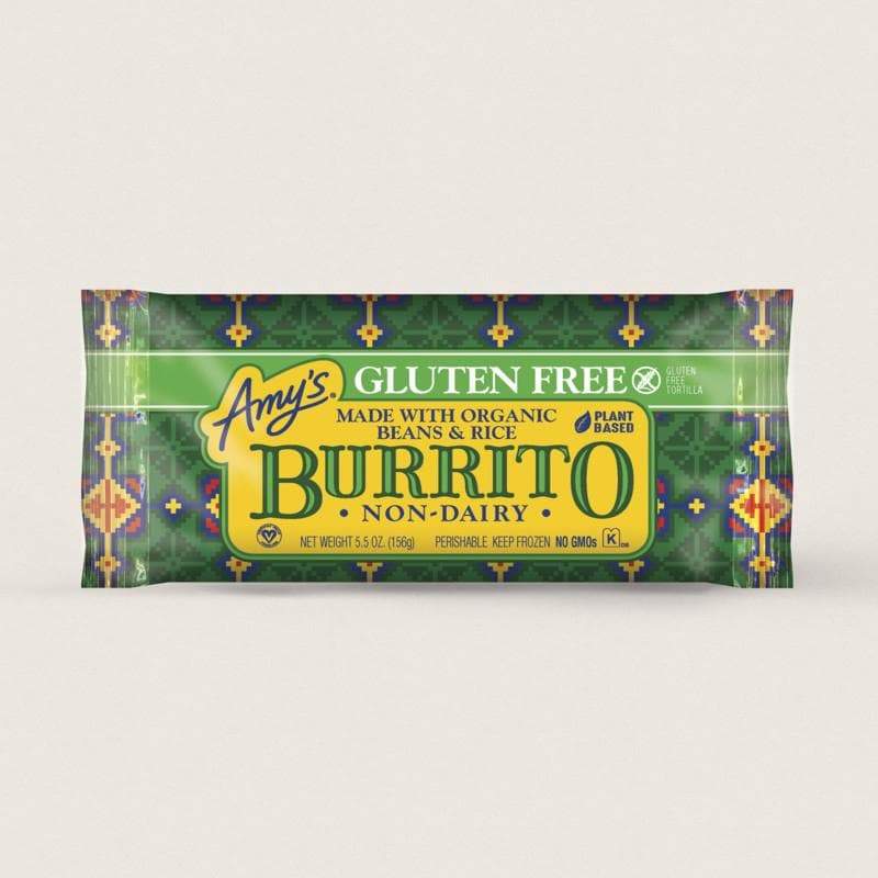 Amy's Glutenfreie Bohnen & Reis Burrito, 6oz