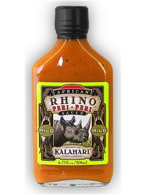 Afrikanische Nashorn Peri-Peri milde Sauce