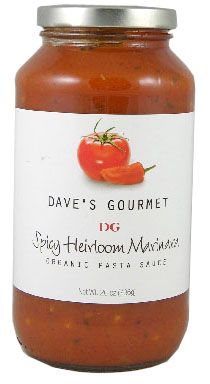 Dave's Gourmet Würzige Erbsen Marinara Bio Pastasauce