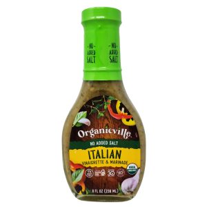 Organicville No Salz hinzugefügt italienische Vinaigrette & Marinade – . – 8oz