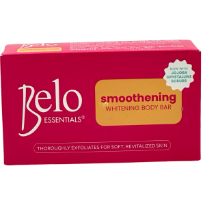 Belo Essentials – Smoothening Bodybar mit Peeling-Mikroperlen (gelb) – 135 g