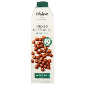 Elmhurst ungesüßte Haselnussmilch, – 32oz