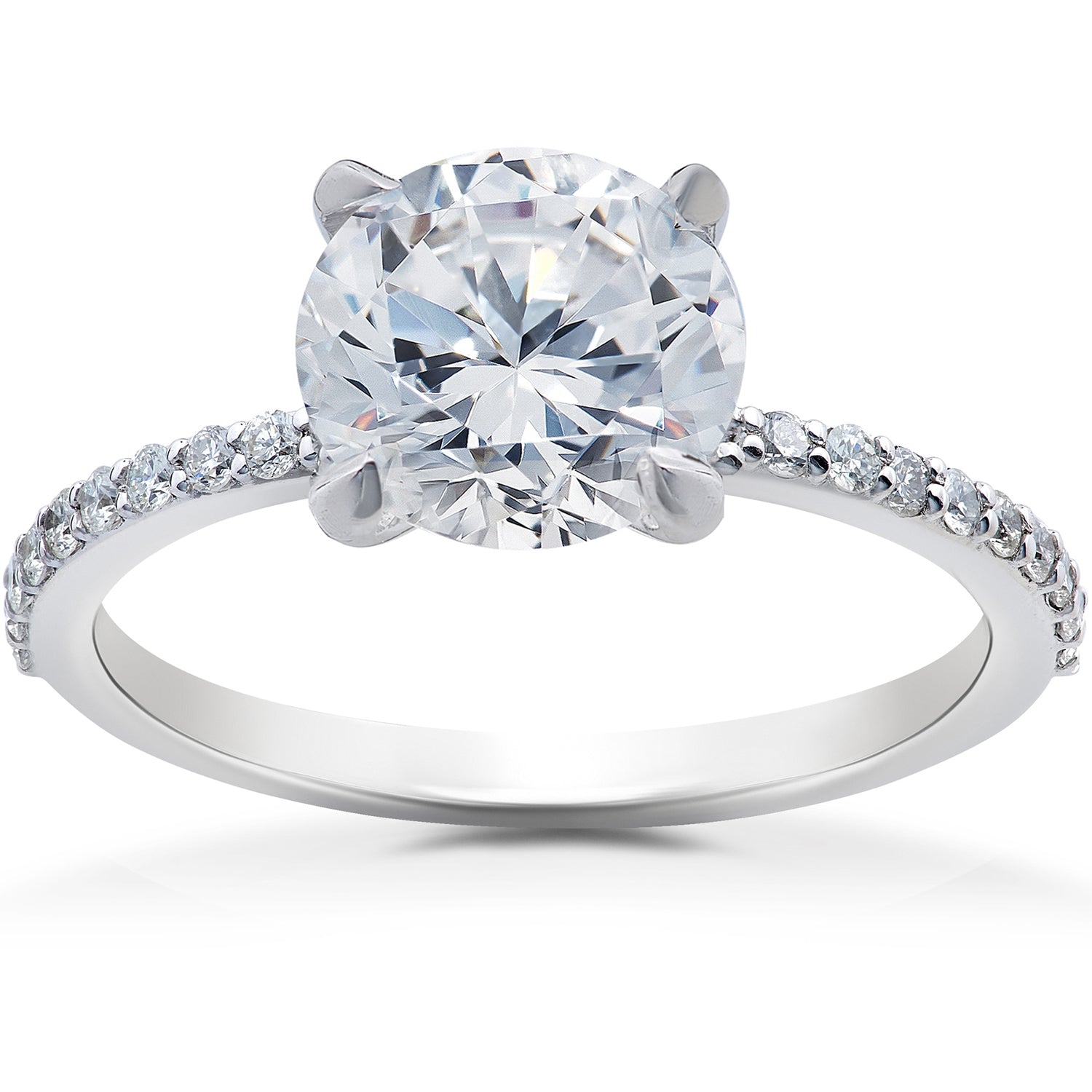 2 1/4 ct Lab Grown Diamant Sophia Verlobungsring 14k Weißgold