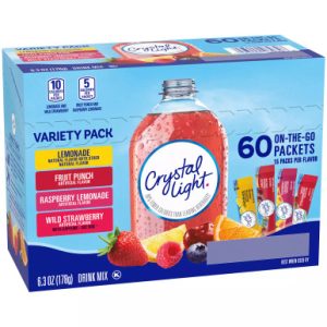 Kristall hell Drink Mischung Sortiment Packung, 60 Stück