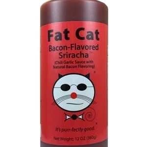 Fat Cat Bacon aromatisierte Sriracha-Sauce