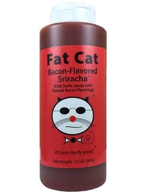 Fat Cat Speck aromatisiert Sriracha Sauce