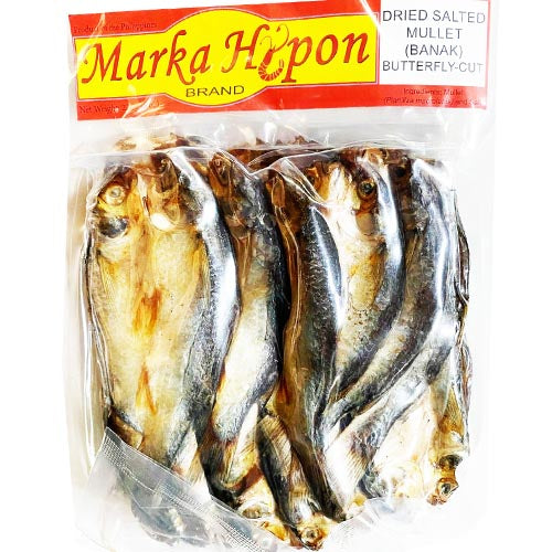 Marka Hipon – Getrocknete gesalzene Mullet (Banak) Butterfly-Cut – 8 OZ