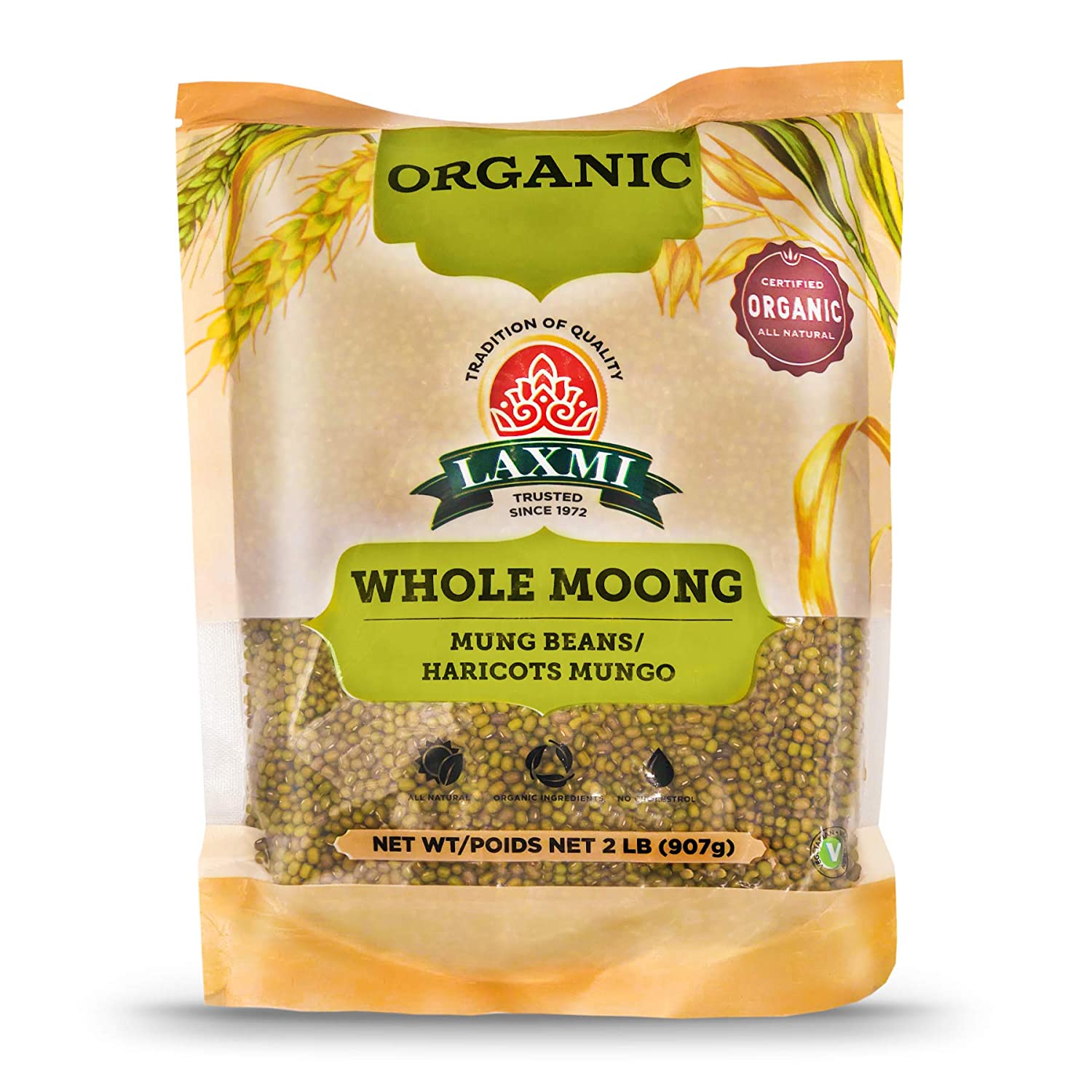 Laxmi Bio Vollmond, Mung Bean Samen, 2lbs