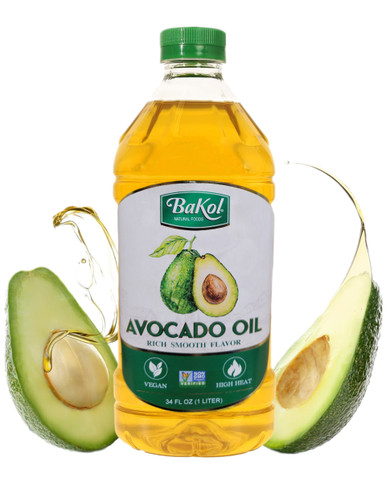 Bakol Avocado Öl, vegan, hohe Hitze Speiseöl, 34 fl oz