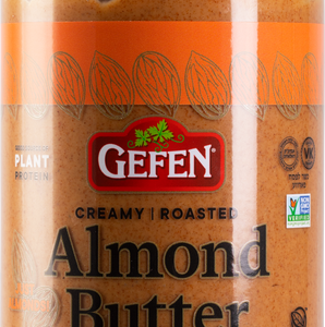 Gefen geröstete Mandelbutter, 16 Unzen.