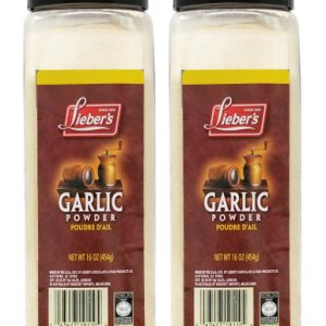 Lieber’s Knoblauch Pulver, 16 Unzen (Packung mit 2)