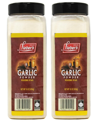 Lieber's Knoblauchpulver, 16 oz (2 Stück)