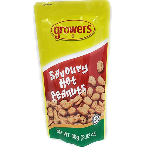 Growers – Würzige heiße Erdnüsse – 2.82 OZ