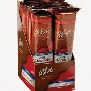 Asher's Milchschokolade Zuckerfreie Schokoriegel